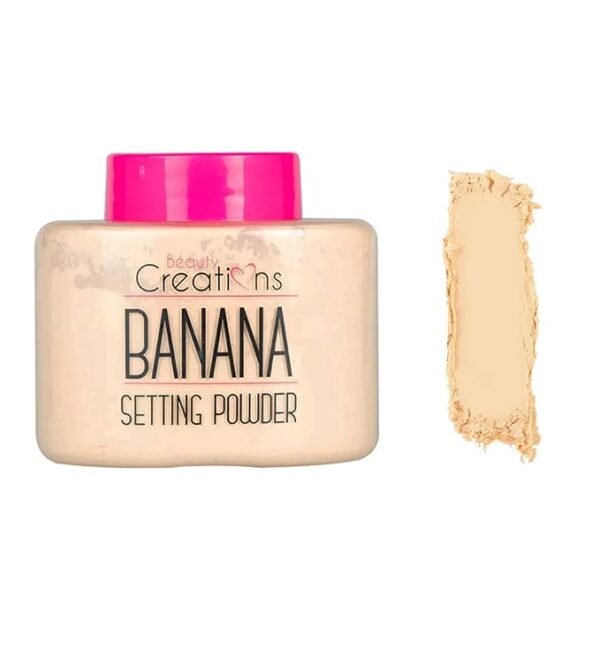 DEALPLUSDEAL Beauty Creations Banana Setting Loose Powder | Minimizes Pores & Fine Lines | Matte Finish | Long-Lasting Natural Face Makeup