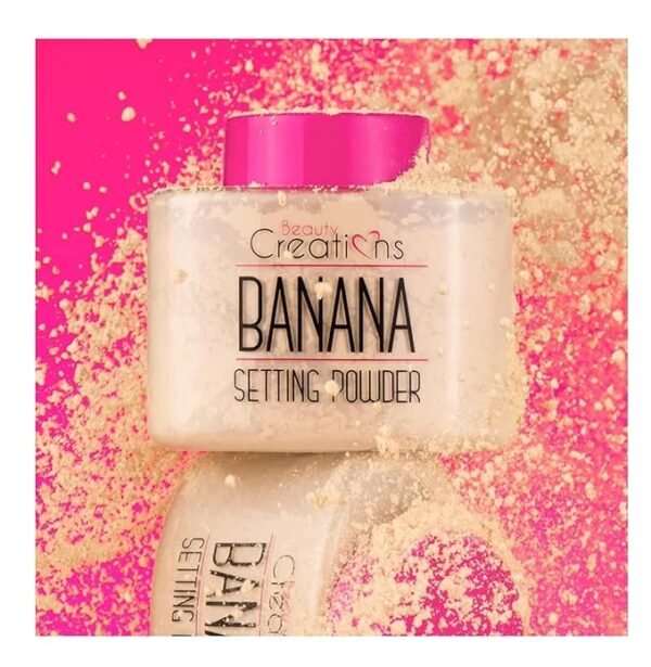 DEALPLUSDEAL Beauty Creations Banana Setting Loose Powder | Minimizes Pores & Fine Lines | Matte Finish | Long-Lasting Natural Face Makeup - Image 4