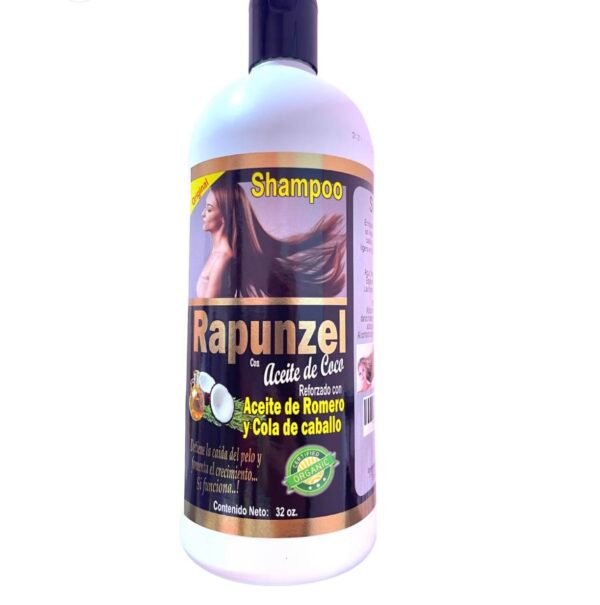 Set Rapunzel – Shampoo y Crema para Peinar con Coco, Romero y Cola de Caballo | Fortalecimiento y Crecimiento Capila - Image 2