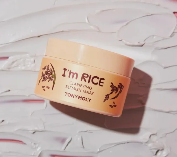 Rice Clarifying Blemish Mask - I’M RICE - Gentle Exfoliating, Pore Cleansing & Redness Reduction - Image 2