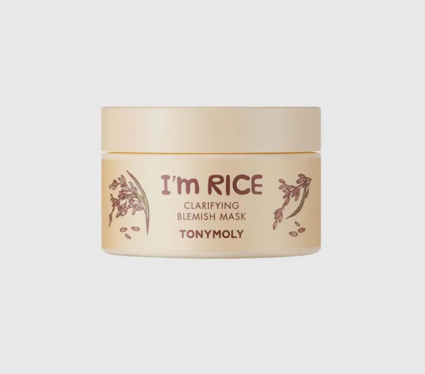 Rice Clarifying Blemish Mask - I’M RICE - Gentle Exfoliating, Pore Cleansing & Redness Reduction