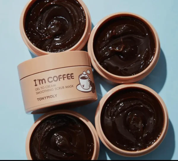 Coffee Smoothing Scrub Mask - Gel to Cream, I’M COFEE - Hydrating & Refining - Image 2