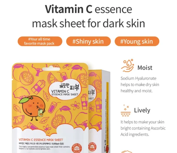 Hydrating Vitamin C Essence Mask Sheet - esfolio - Image 4